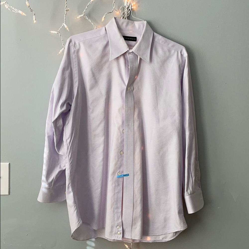 Men’s Hubert white dress shirt